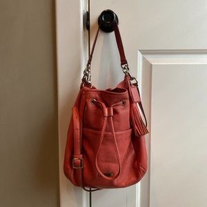 Coach Sienna Avery Shoulder Drawstring Bag with Tassel